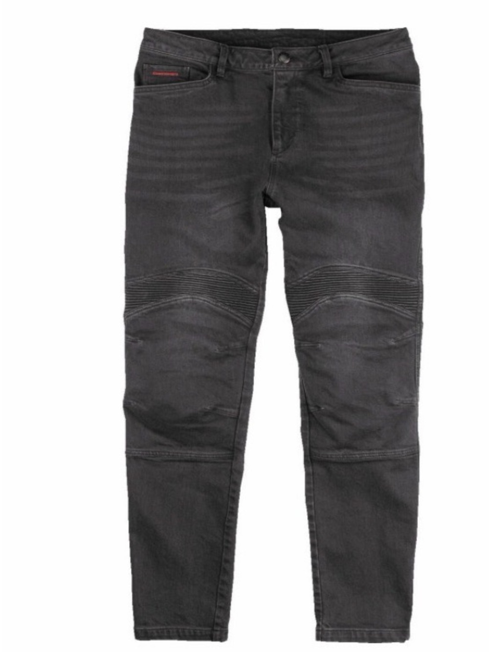 ICON Men's Black Stretch Slabtown Moto Jeans